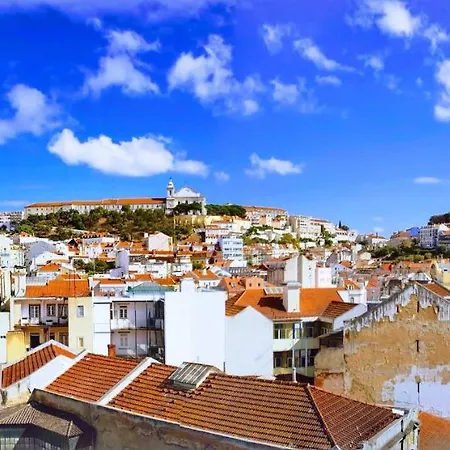 Apartment Amazing Downtown With Small Balcony With View Over The Castle Lisbon