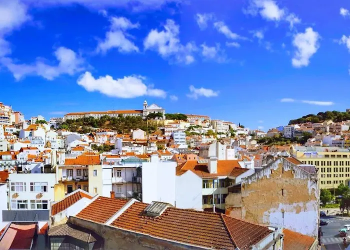 Lejlighed Amazing Downtown With Small Balcony With View Over The Castle Lisboa